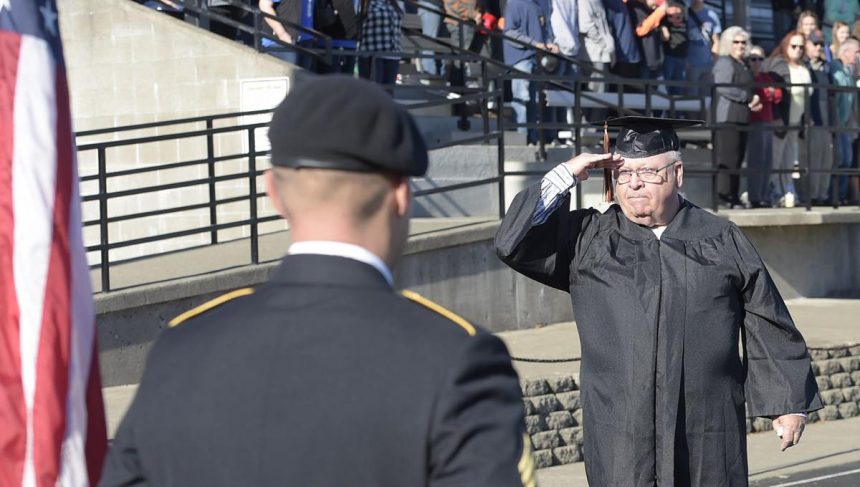 Scio man receives his diploma after 53 years