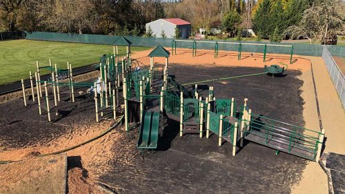 Centennial Playground Project – Phase 1 Nearing Completion