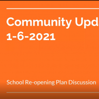 School Re-entry Planning Zoom Meeting 1/6/21: Link to Recording